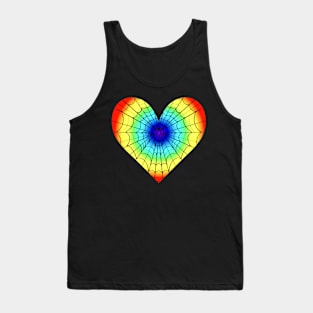 Spider Web Heart V25 Tank Top